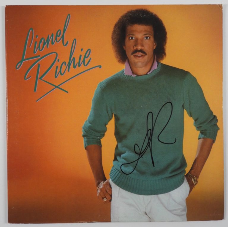 Lionel Richie JSA Signed Autograph Album Record
