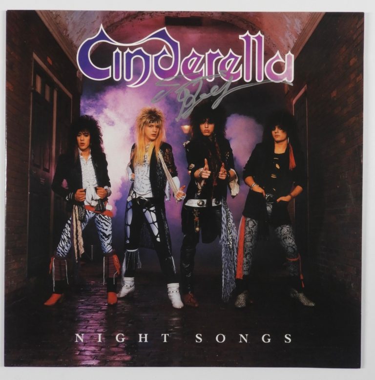 Cinderella Tom Keifer JSA Signed Autograph Album Record Vinyl Night Songs