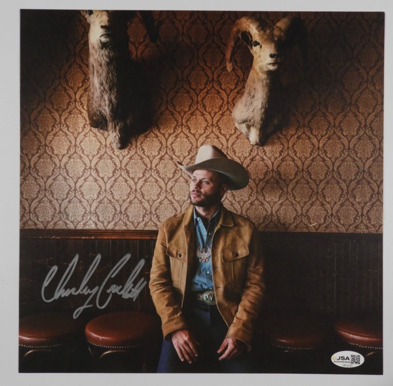 Charley Crockett JSA Signed Autograph Record Insert Vinyl Age Of The Ram
