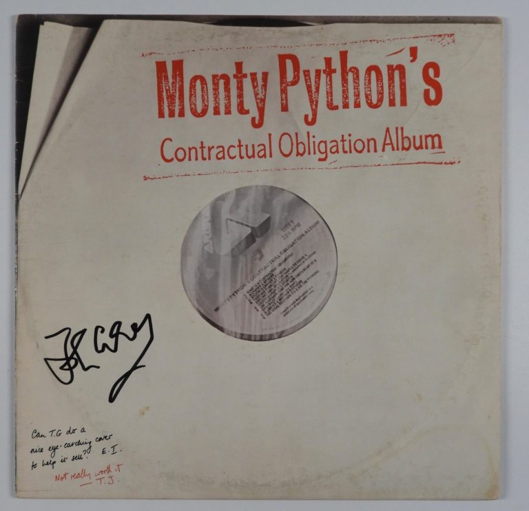 Monty Python's John Cleese JSA Signed Autograph Album Record LP Vinyl