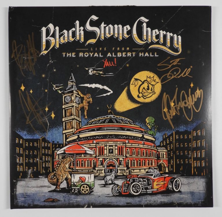 Black Stone Cherry JSA Signed Autograph Album Vinyl Record Live Royal Albert