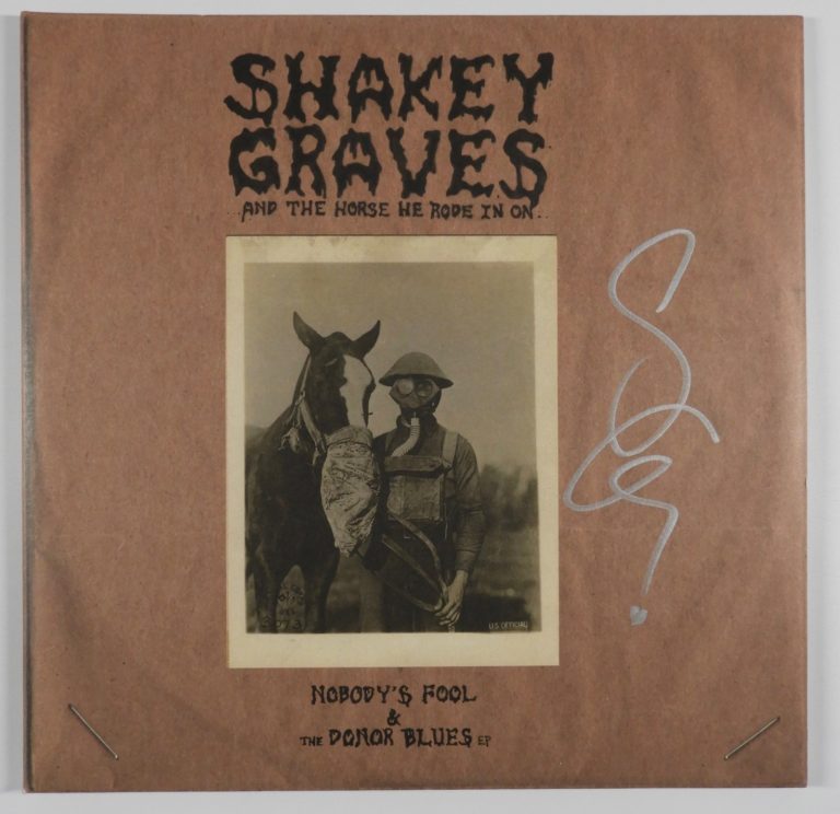 Shakey Graves JSA Signed Autograph Album Vinyl Record Nobody's Fool