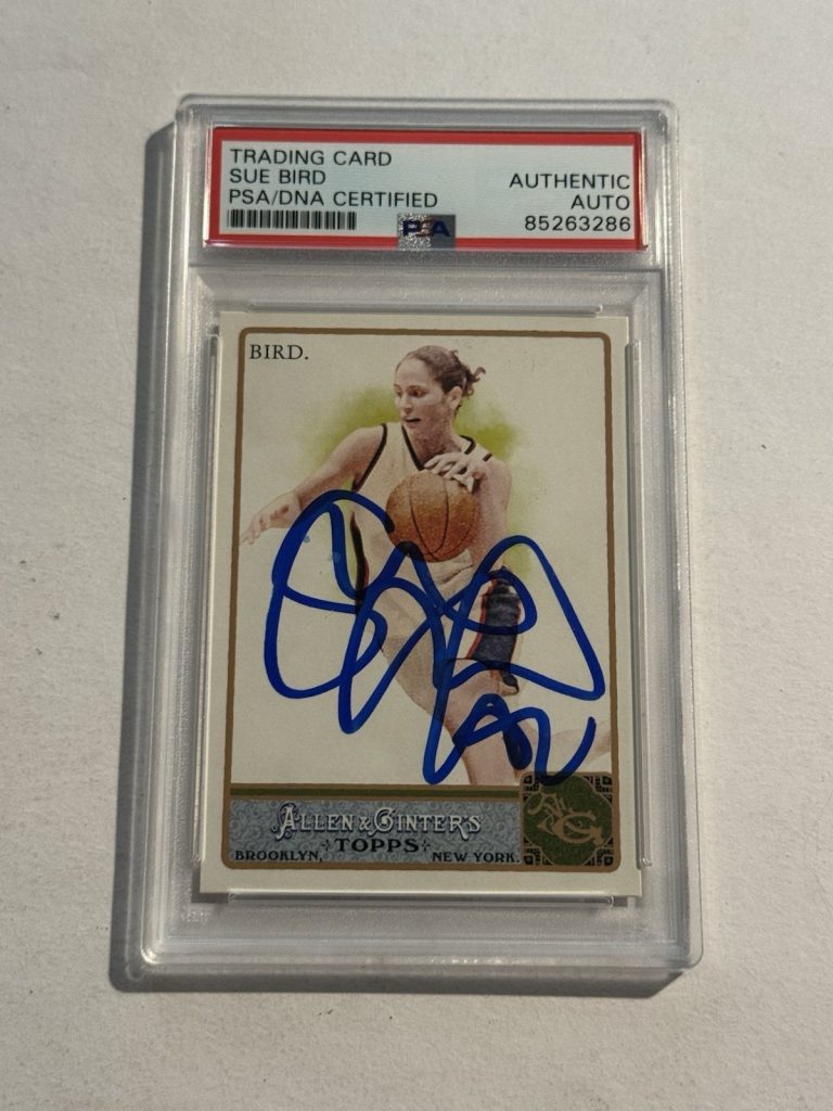 SUE BIRD Signed AUTO 2011 Allen and Ginter RC ROOKIE 