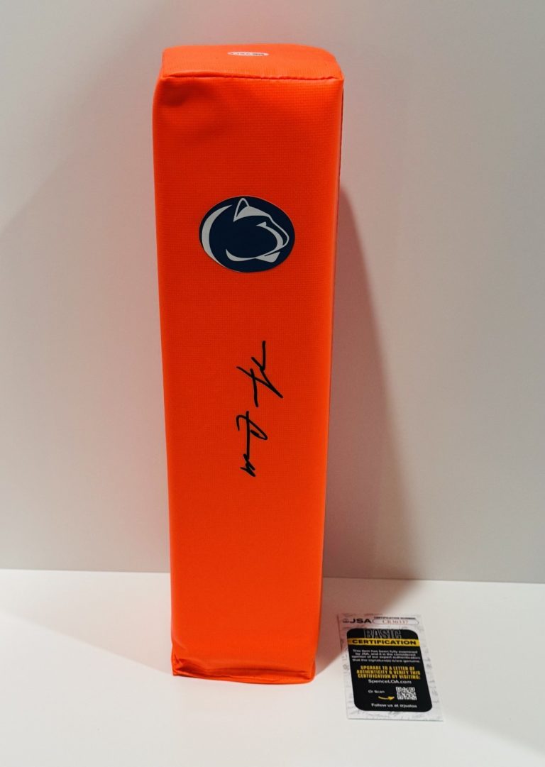 MATT CAMPBELL SIGNED TOUCHDOWN PYLON PENN ST. NITTANY LIONS STATE JSA COA