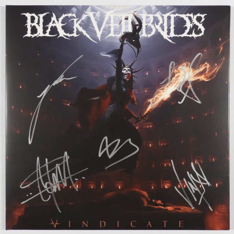 Black Veil Brides JSA Signed Autograph Album Record Vinyl Vindicate