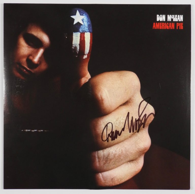 Don Mclean JSA Signed Autograph Album Record Vinyl American Pie
