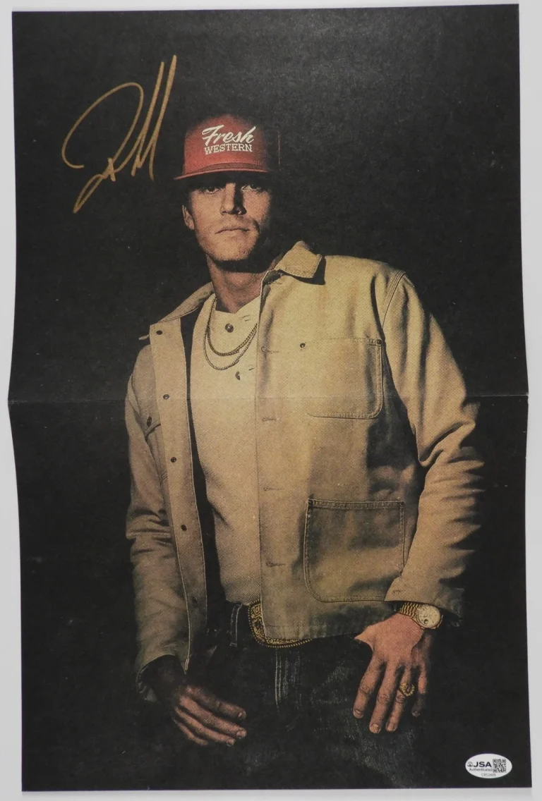 Parker McCollum  JSA Signed Autograph Album Record Vinyl Poster