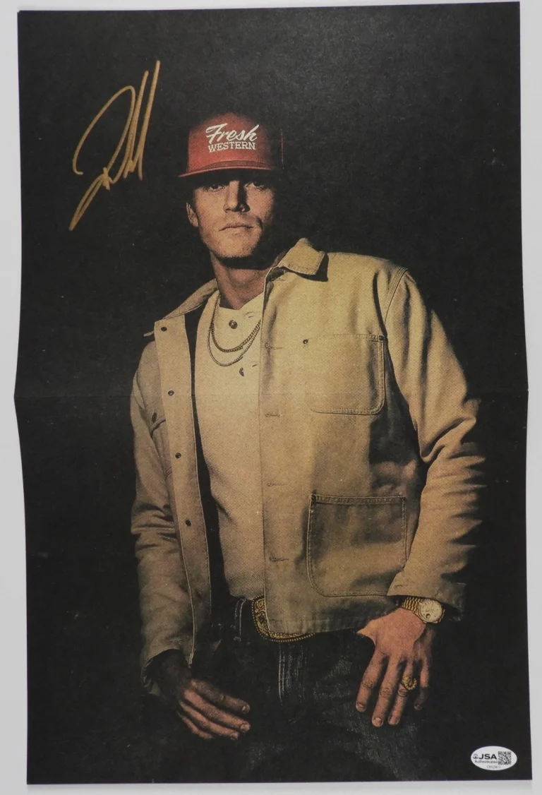 Parker McCollum JSA Signed Autograph Album Record Vinyl Poster