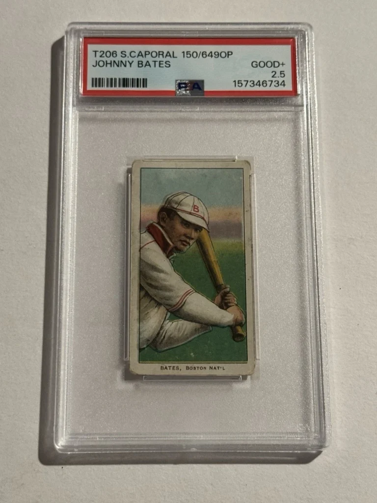1909-11 T206 Johnny Bates Braves Sweet Caporal 150/649OP PSA 2.5