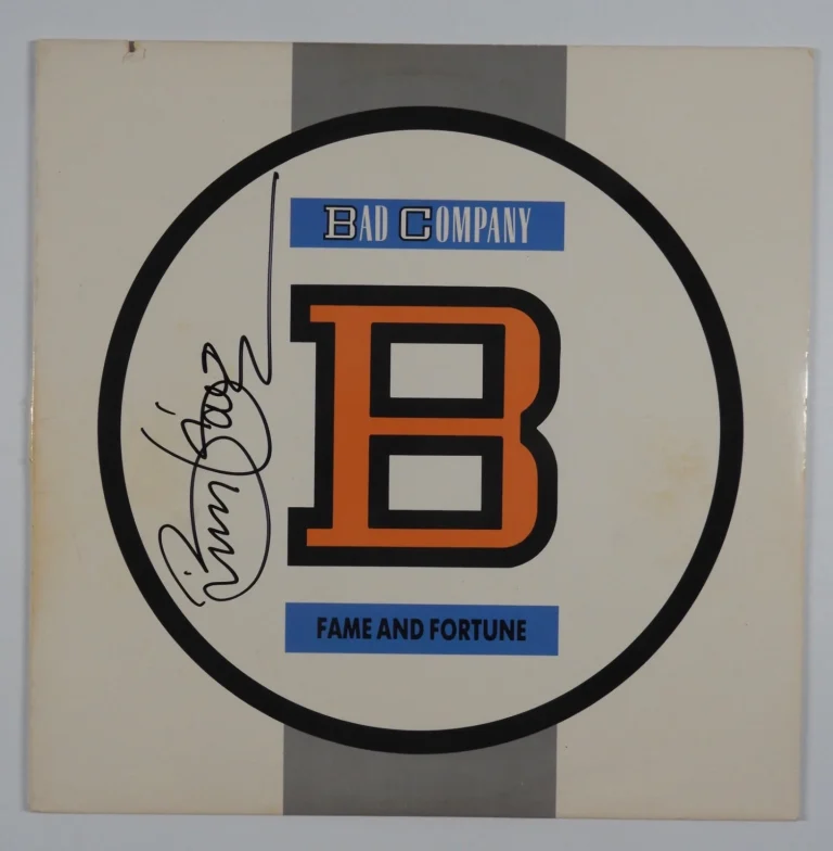Bad Company Brian Howe JSA Signed Autograph Record Album Vinyl