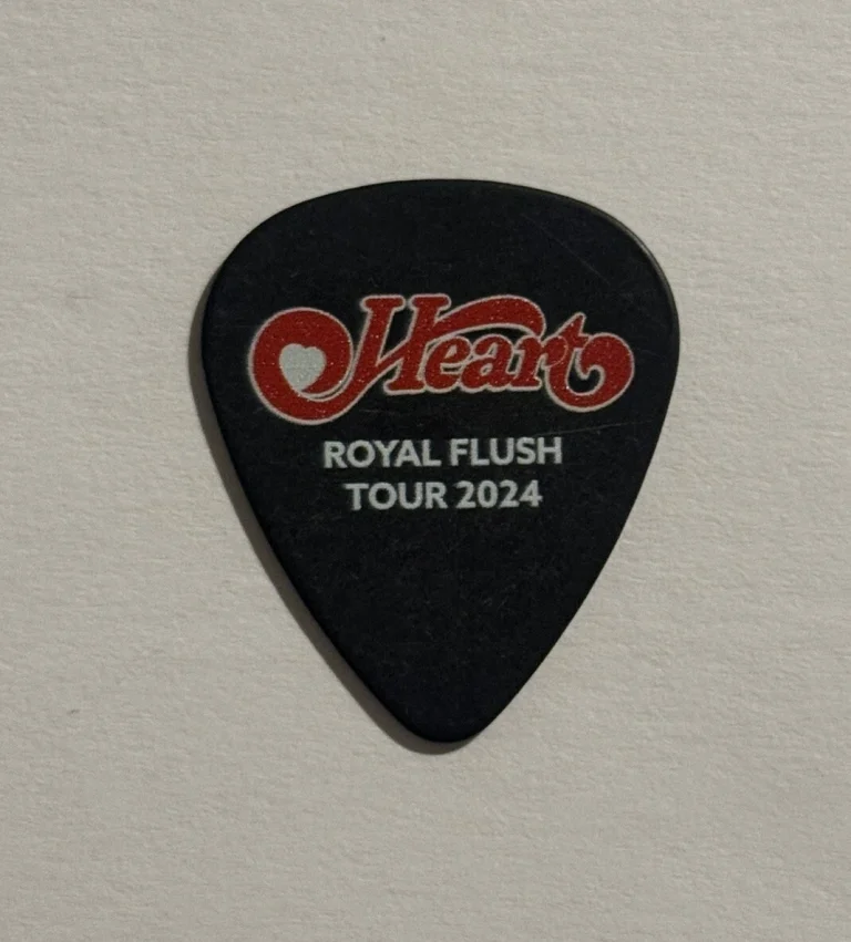 NANCY WILSON CONCERT USED GUITAR PICK GUITARIST LEGEND VERY RARE HEART BAND
