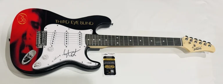 STEPHAN JENKINS SIGNED CUSTOM THIRD EYE BLIND ELECTRIC GUITAR JSA COA