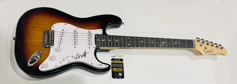 ST. VINCENT SIGNED SUNBURST ELECTRIC GUITAR ANNIE CLARK ST VERY RARE JSA COA