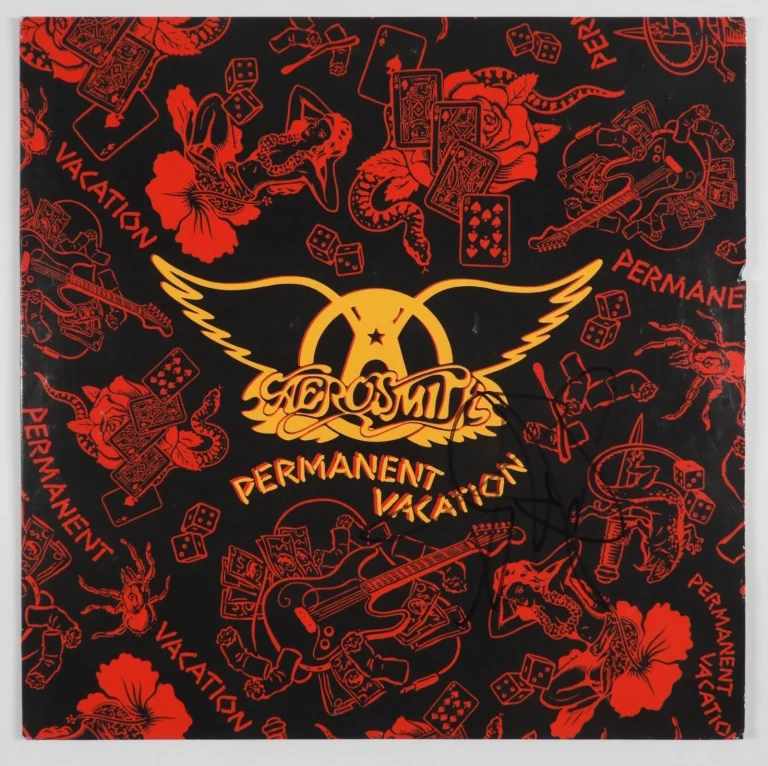 Steven Tyler Aerosmith JSA Signed Autograph Album Record Vinyl Permanent Vacatio
