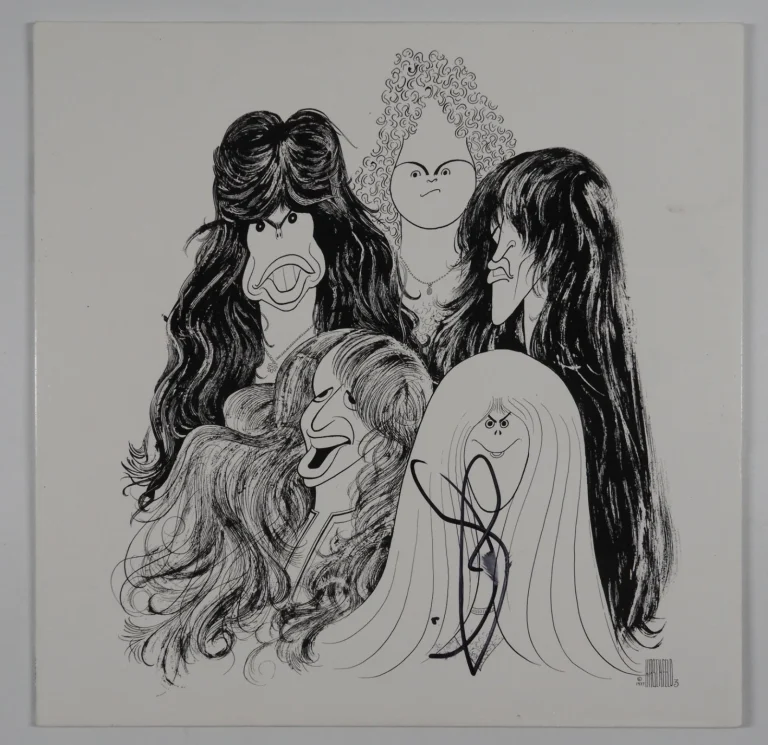 Steven Tyler Aerosmith JSA Signed Autograph Album Record Vinyl Draw The Line