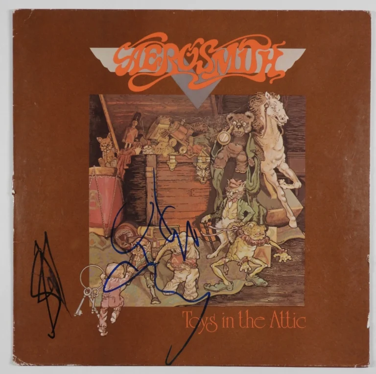 Steven Tyler Joe Perry Aerosmith JSA Signed Autograph Album Record Vinyl