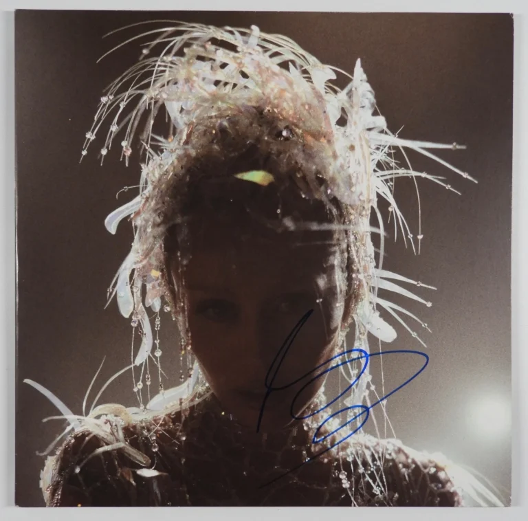 Miley Cyrus JSA Signed Autograph Album Vinyl Record Something Beautiful