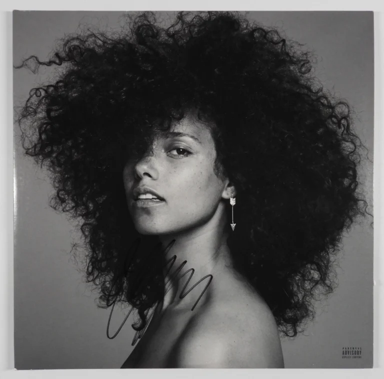 Alicia Keys JSA Signed Autograph Album Record Vinyl Here