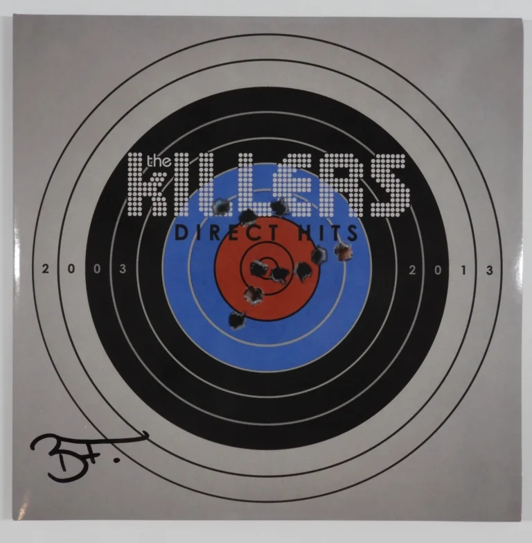 The Killers Brandon Flowers JSA Signed Autograph Record Album Vinyl Direct Hits