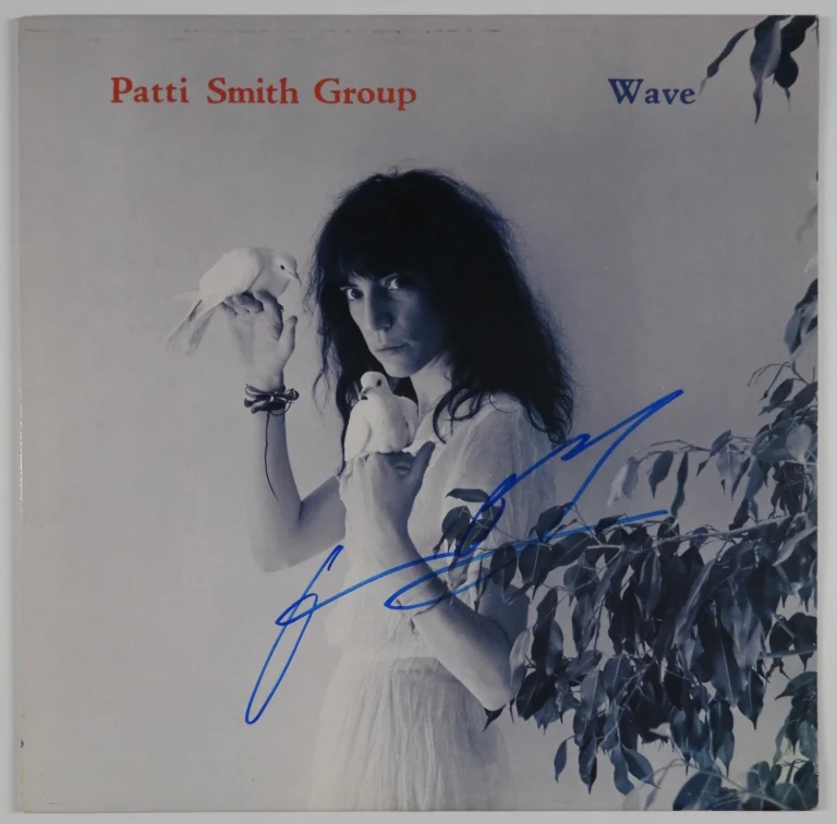 Patti Smith Group JSA Signed Autograph Album Record Vinyl Wave