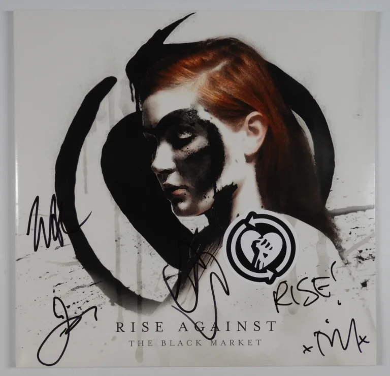 Rise Against JSA Signed Autograph Album Record Vinyl The Black Market