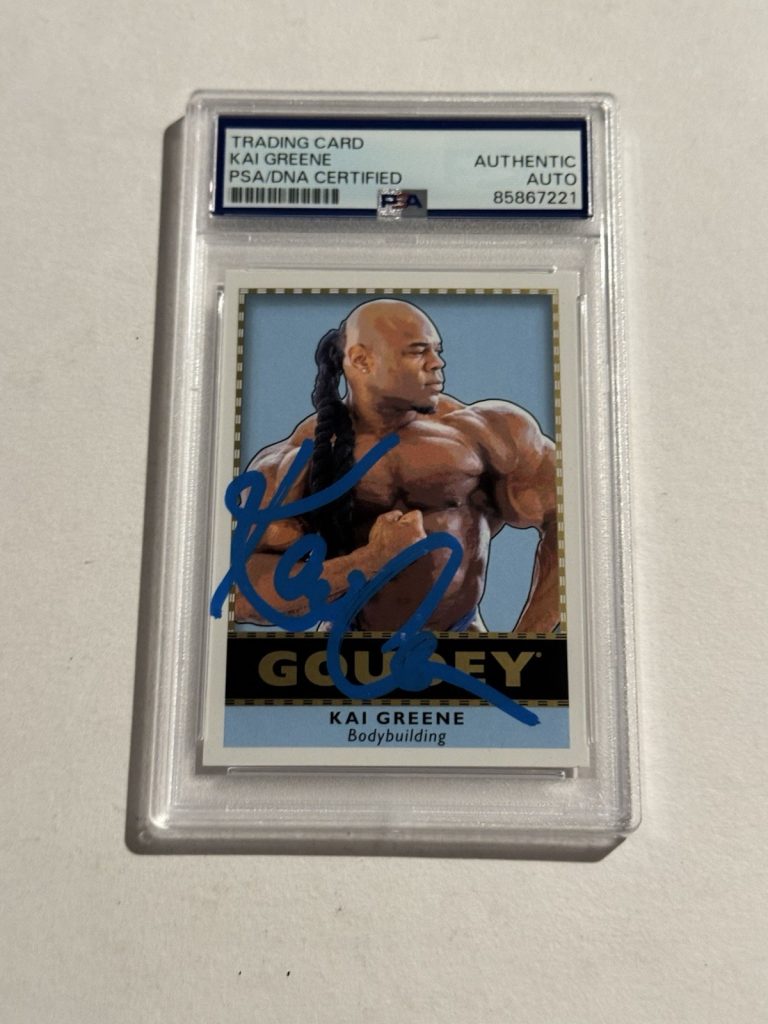 2018 Upper Deck Goodwin Champions #G34 Kai Greene Signed Auto RC Goudey PSA