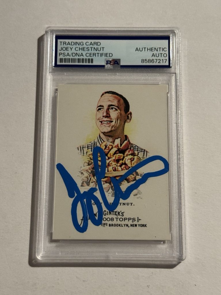 JOEY CHESTNUT SIGNED AUTO 2008 TOPPS ALLEN & GINTER RC CARD #109 PSA/DNA