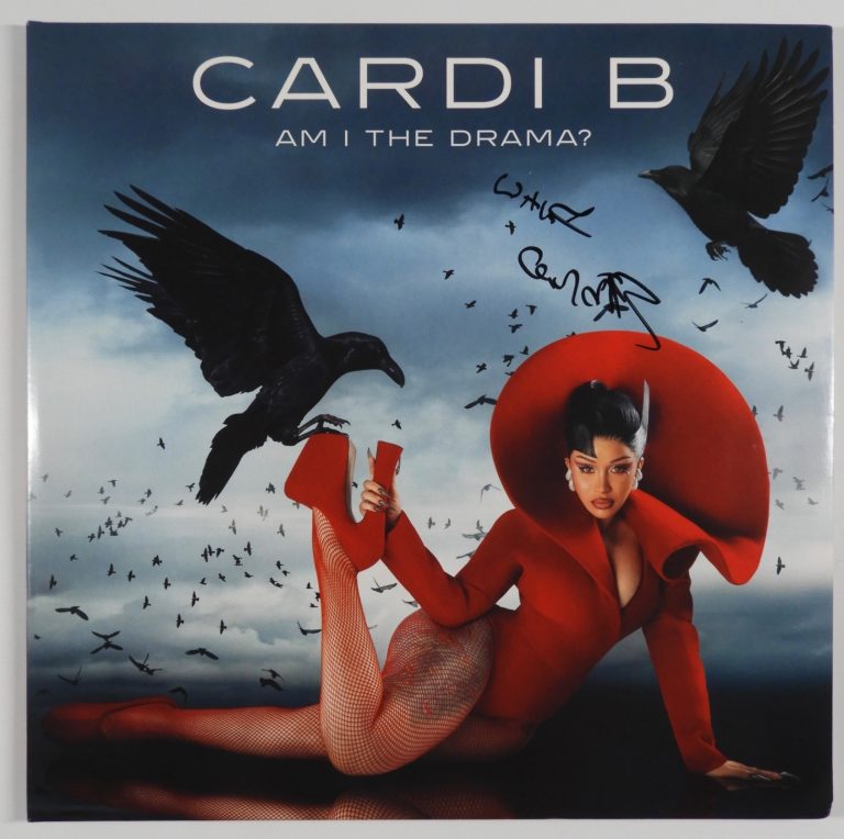 Cardi B Signed JSA Autograph Record Vinyl Am I The Drama