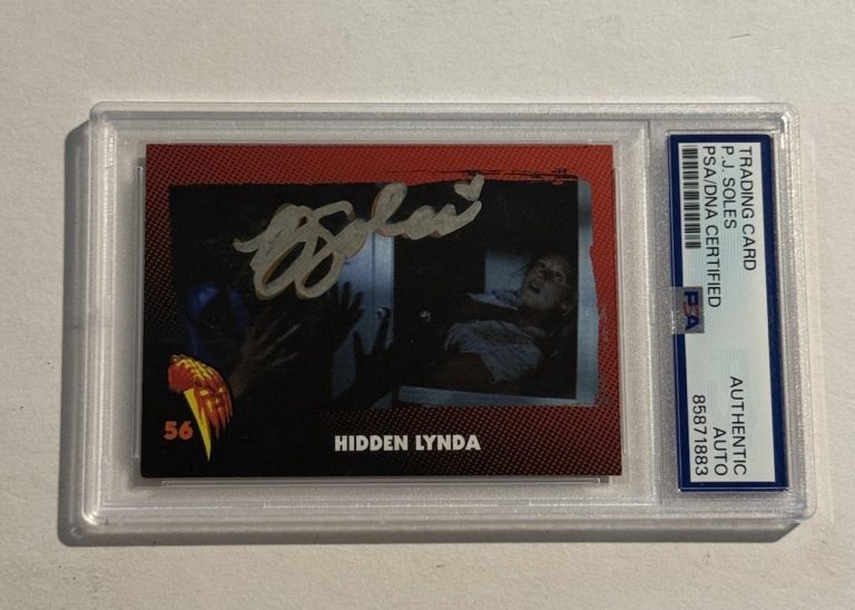 PJ Soles Signed Auto 2024 Fright Rags Card #56 Lynda Halloween Movie Actress PSA