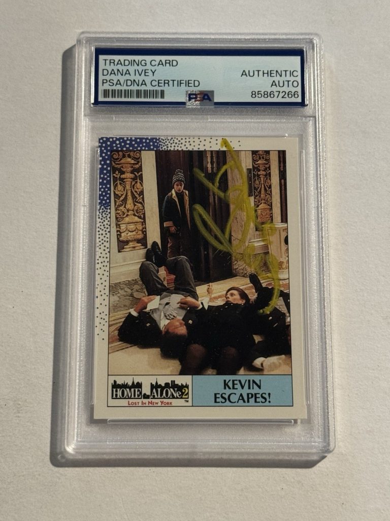DANA IVEY SIGNED AUTO 1992 Topps Home Alone 2 Card #35 Movie Actress PSA