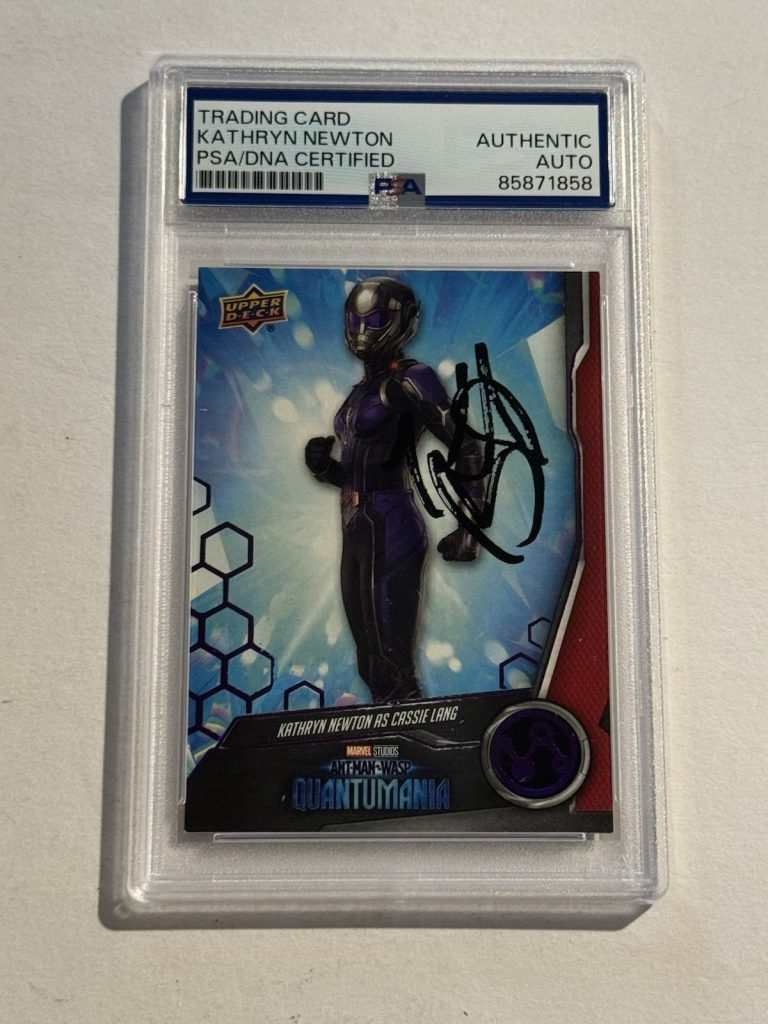 2023 Upper Deck Kathryn Newton Signed Auto Cassie Lang Ant Man #3-CA PSA