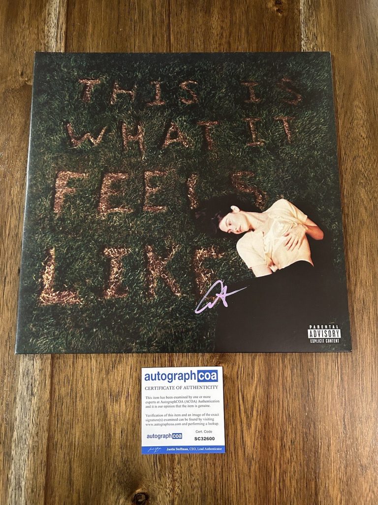 ‘Gracie Abrams’ Signed Autograph Vinyl Album ‘This is What it Feels Like’ ACOA
