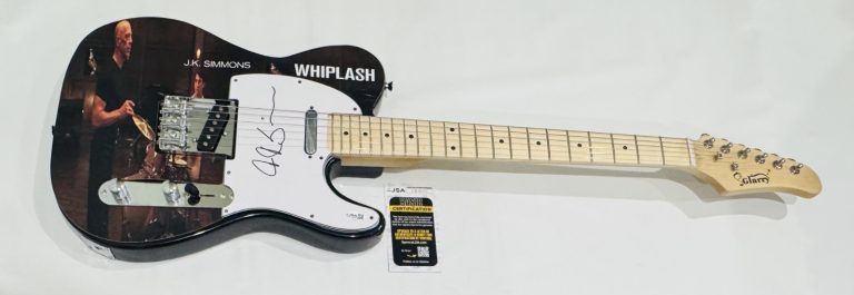 J.K. SIMMONS SIGNED CUSTOM ELECTRIC GUITAR WHIPLASH JK JSA COA