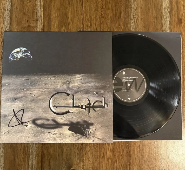 Jean-Paul Gaster ‘Clutch’ Band Drummer Signed Vinyl Album ‘Self Titled’
