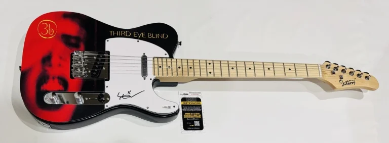 STEPHAN JENKINS SIGNED CUSTOM THIRD EYE BLIND ELECTRIC GUITAR JSA COA