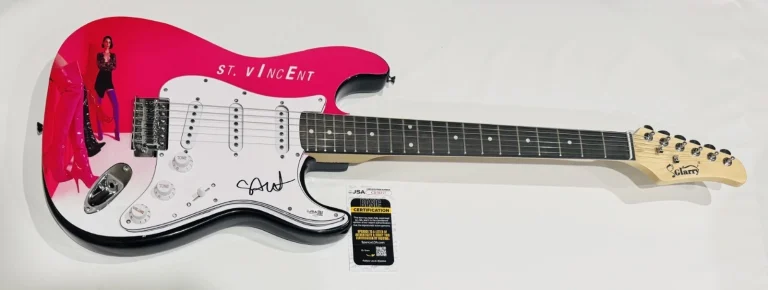 ST. VINCENT SIGNED CUSTOM ELECTRIC GUITAR ANNIE CLARK ST VERY RARE JSA COA