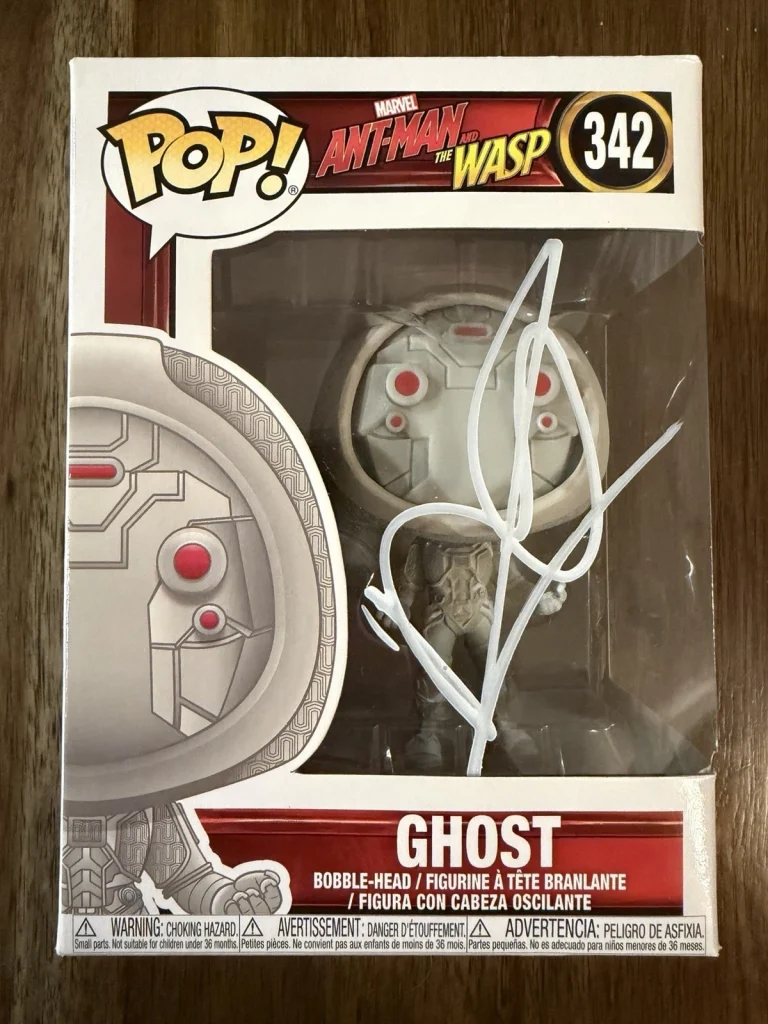Hannah John-Kamen ‘Ant-Man’ Signed Funko Pop ‘Ghost’ Beckett Certified Marvel