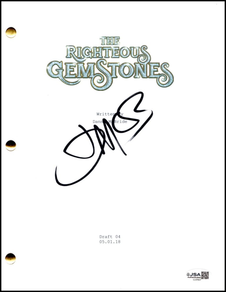 Danny McBride Signed Autograph The Righteous Gemstones Script Screenplay JSA COA