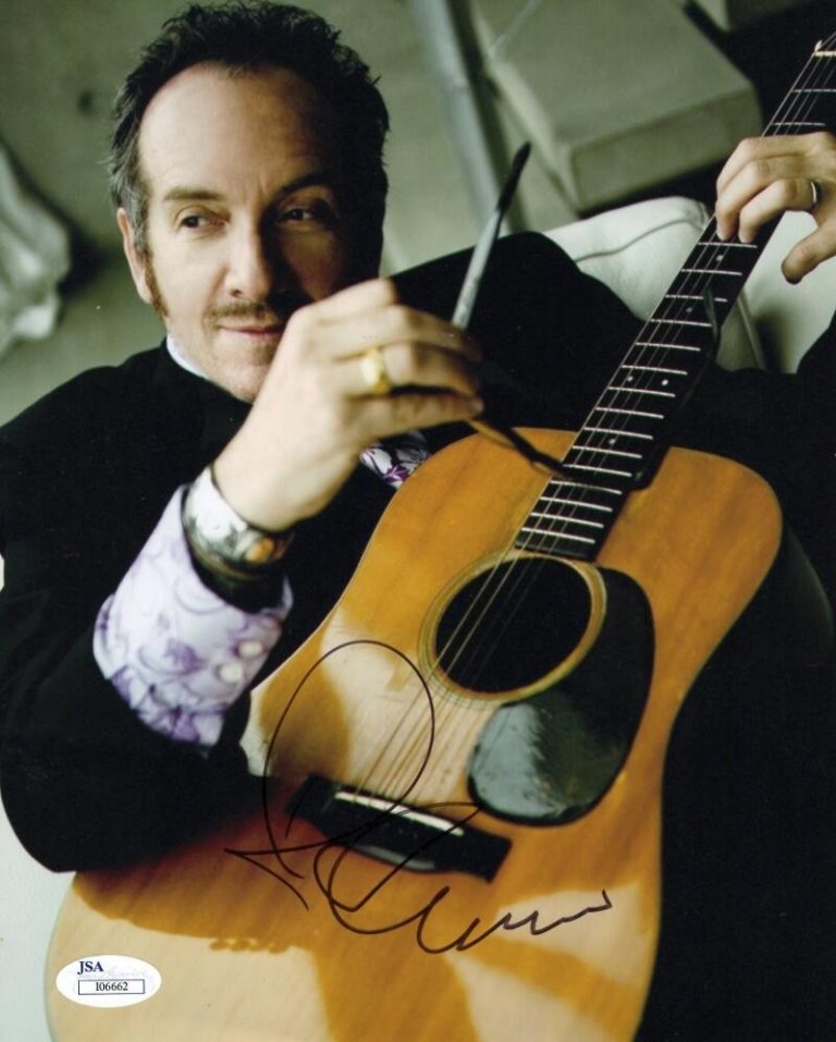 Elvis Costello Signed Autograph 8x10 Photo - The Attractions Armed Forces w/ JSA
