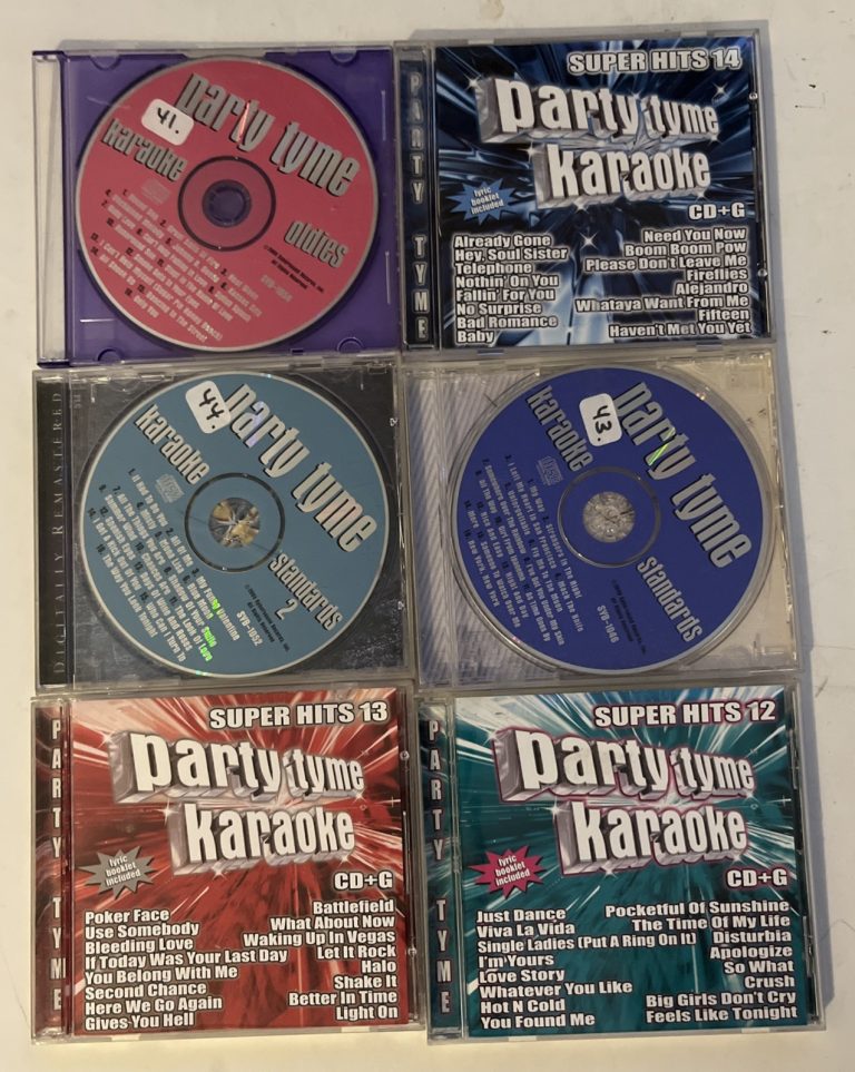 Party Tyme Karaoke Lot of 5 CD+G