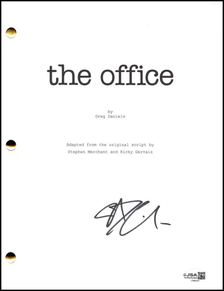 John Krasinski Signed Autograph The Office Pilot Script - Jim Halpert JSA COA