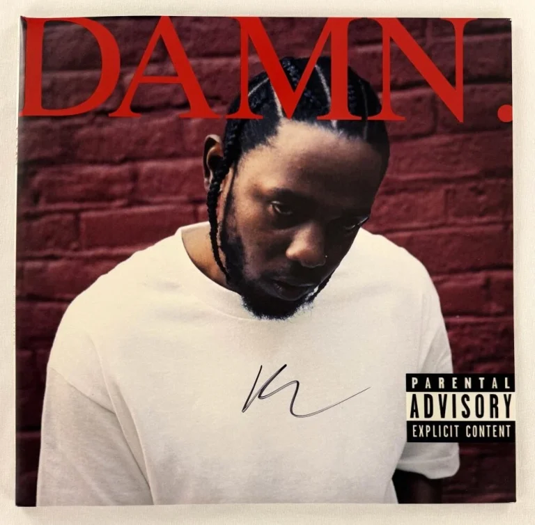 Kendrick Lamar Signed Autograph Damn Album Vinyl Record LP w/ PSA COA