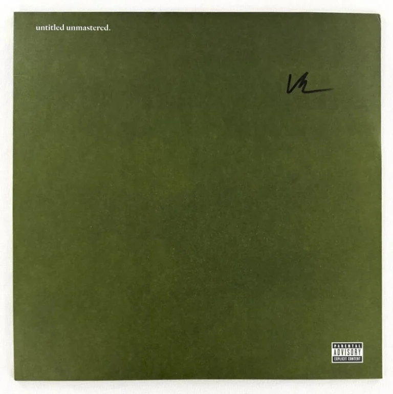 Kendrick Lamar Signed Autograph Untitled Unmastered Album Vinyl Record PSA COA