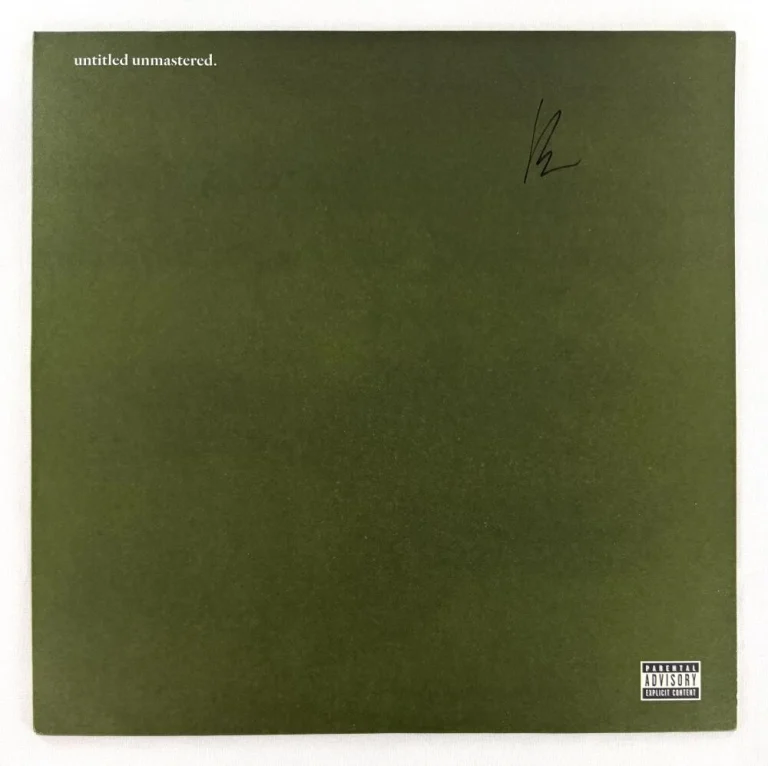 Kendrick Lamar Signed Autograph Untitled Unmastered Album Record LP w/ PSA COA