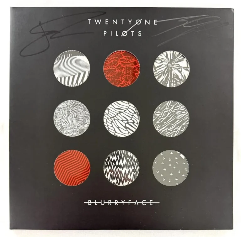 Twenty One Pilots Signed Autograph Blurryface Album Vinyl Record w/ JSA COA