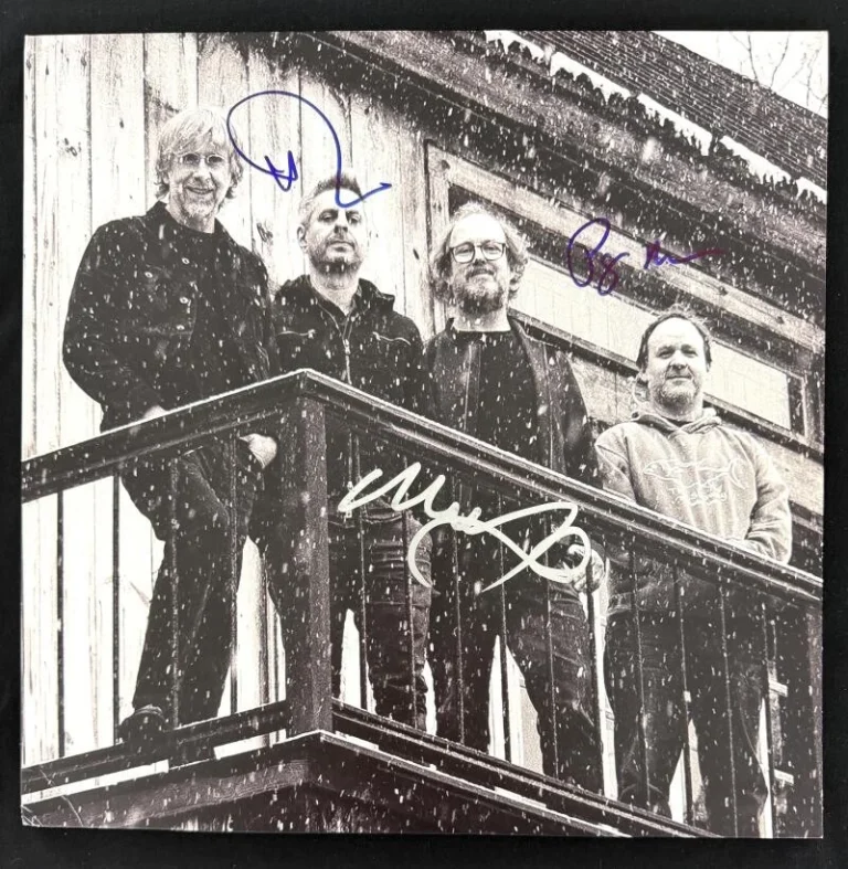 Trey Anastasio Mike & Page Signed Autograph Phish Album Record w/ Beckett COA