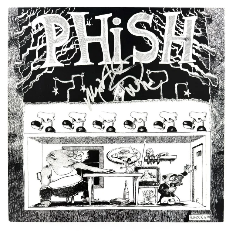 Trey Anastasio & Mike Gordon Signed Autograph Phish Junta Album Record JSA COA