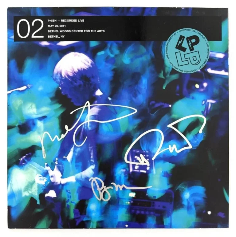 Trey Anastasio Mike Page Signed Autograph Phish Album Record LP w/ Beckett COA