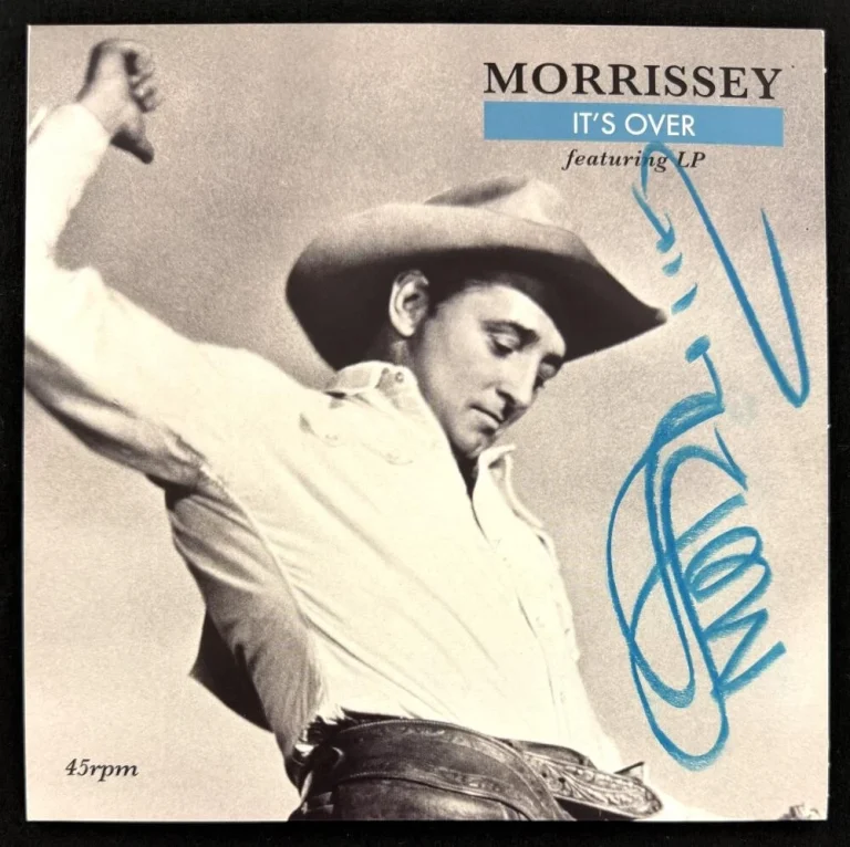 Morrissey Signed Autograph It's Over 7