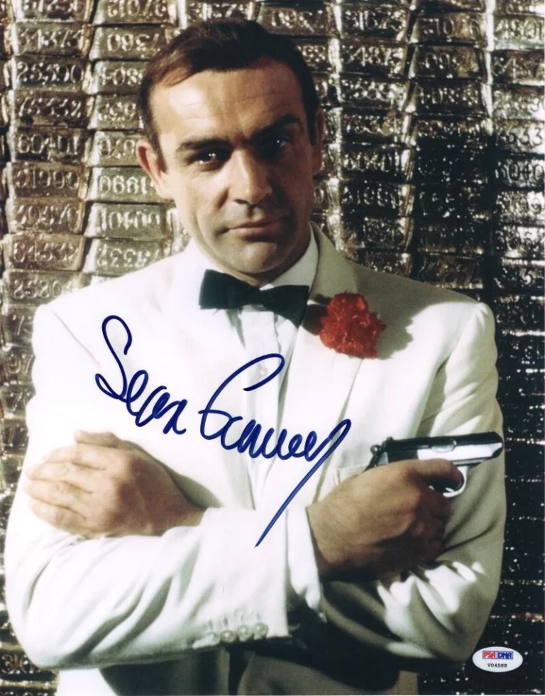 Sean Connery Signed Autograph 11x14 Photo - James Bond 007 Goldfinger w/ PSA COA